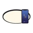 Nordlux Oja Smart 42 Taklampa Metall Svart 20W 2300lm - 827-865 Justerbar Vit | 424mm - Wifi och Blåtooth Dimbar