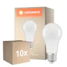 Flerpack 10x Ledvance Classic LED E27 Päron Matt 13W 1521lm - 840 Kallvit | Ersättare 100W